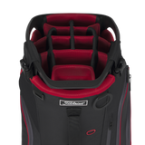 Titleist Hybrid 14 Golf Bag-Black/Black/Red