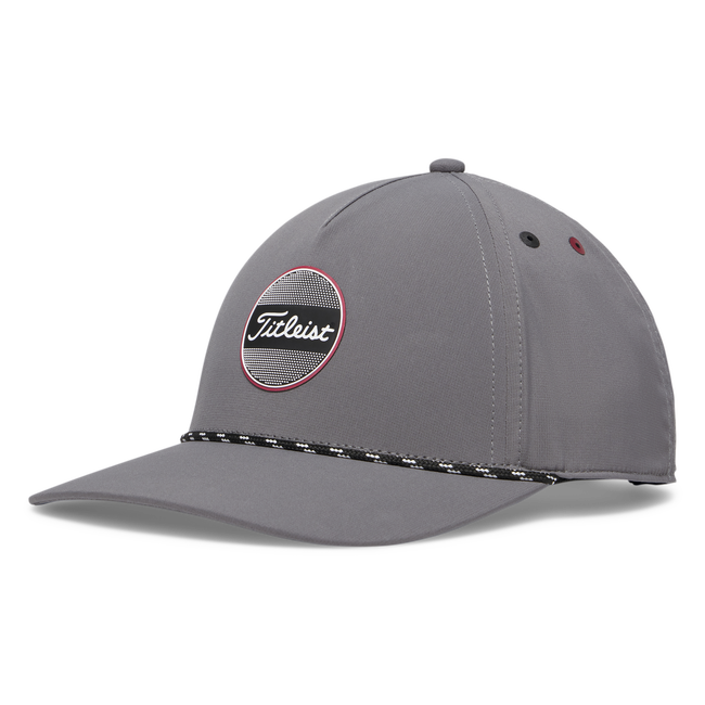 Titleist Boardwalk Rope Hat-Charcoal/Crimson