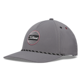Titleist Boardwalk Rope Hat-Charcoal/Crimson