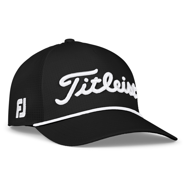 Titleist Tour Rope Hat-Black/White