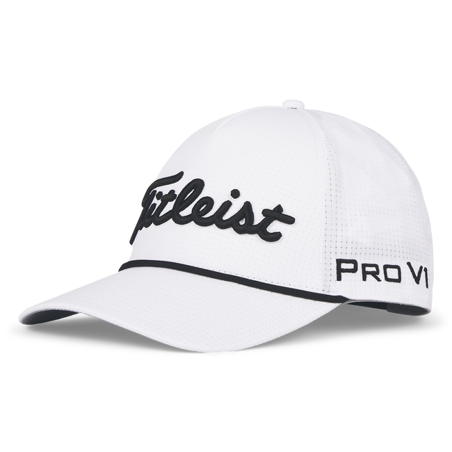 Titleist Tour Rope Hat-White/Black