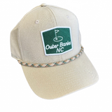 OBX GC Ultra-Fit High Crown Snapback Hat-Sand