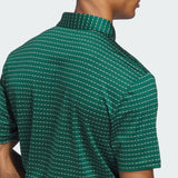 Adidas Ultimate365 Dash Stripe Polo-Collegiate Green / White