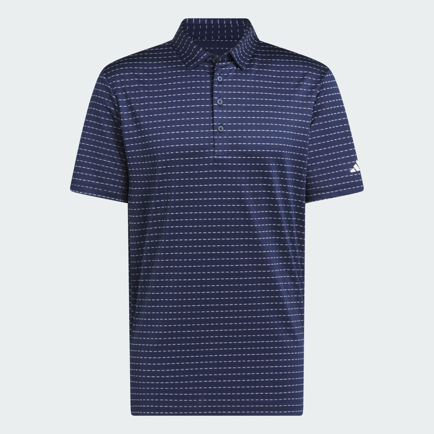 Adidas Ultimate365 Dash Stripe Polo-Collegiate Navy / White