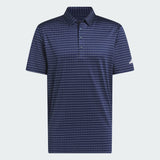 Adidas Ultimate365 Dash Stripe Polo-Collegiate Navy / White