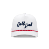 Barstool Golf Dad Performance Rope Hat Snapback-White