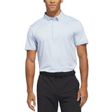 Adidas x OBX Golf Club Ultimate365 Dash Stripe Polo-Crystal Sky / White