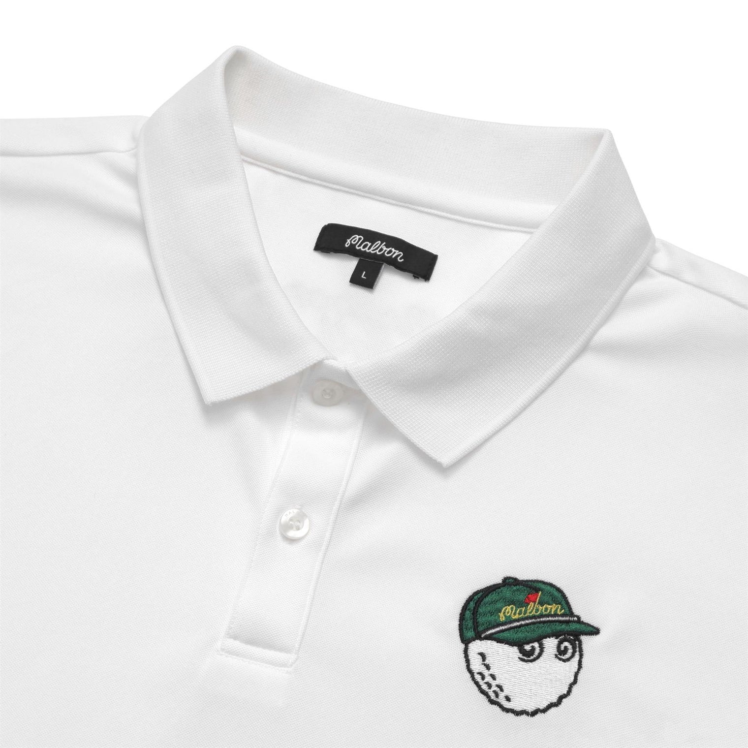 新品未開封】Malbon CLUBHAUS Tour Polo White マルボン ゴルフ
