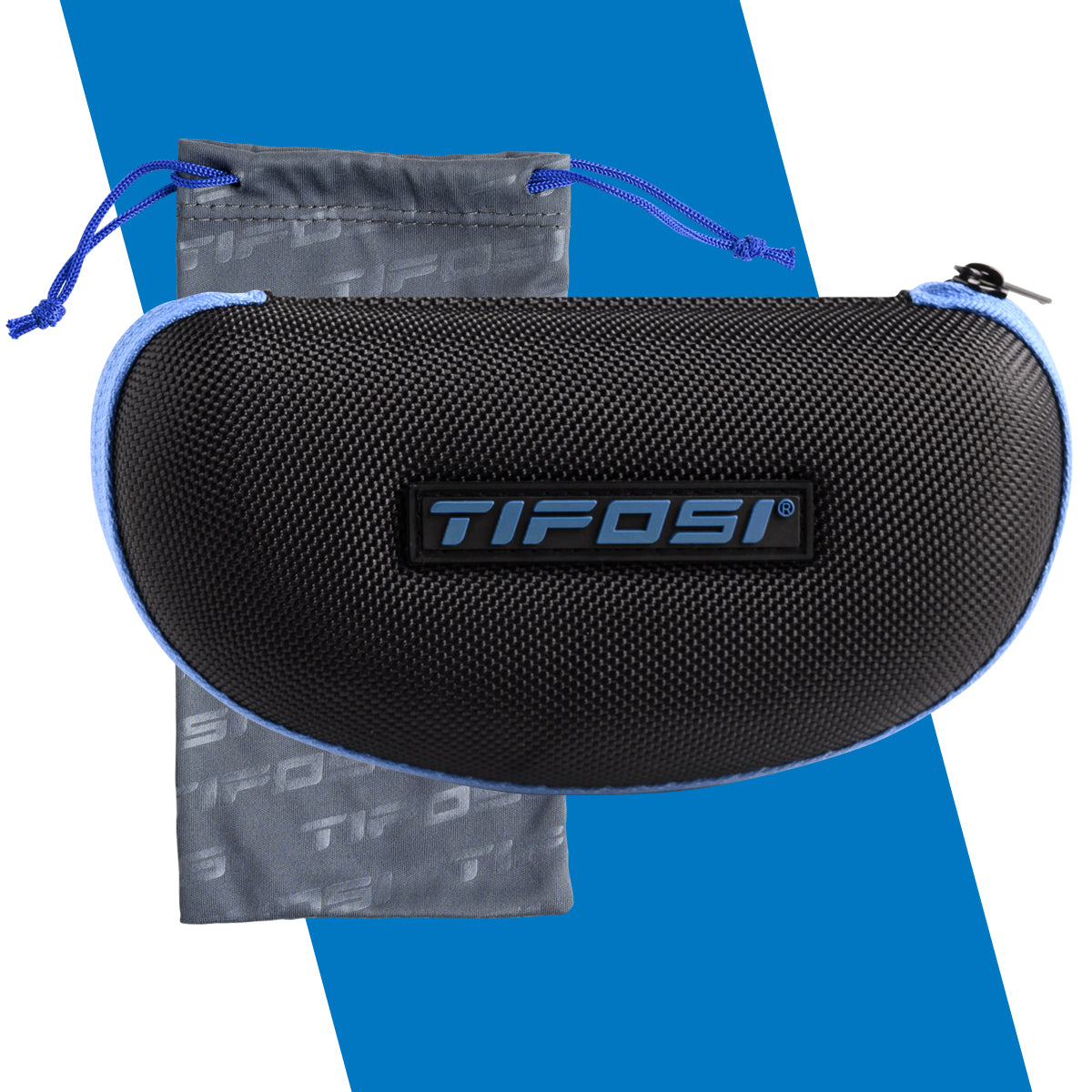 Tifosi Rail Sunglasses-Matte Black Frame - Clarion Red Fototec