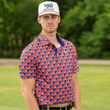 Good Good Check Me Out Polo-Red
