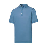 FootJoy Multi-Stripe Pique Polo-Royal/White/Seafoam