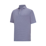 FootJoy Multi-Stripe Pique Polo -RivieraBlue/White/Red