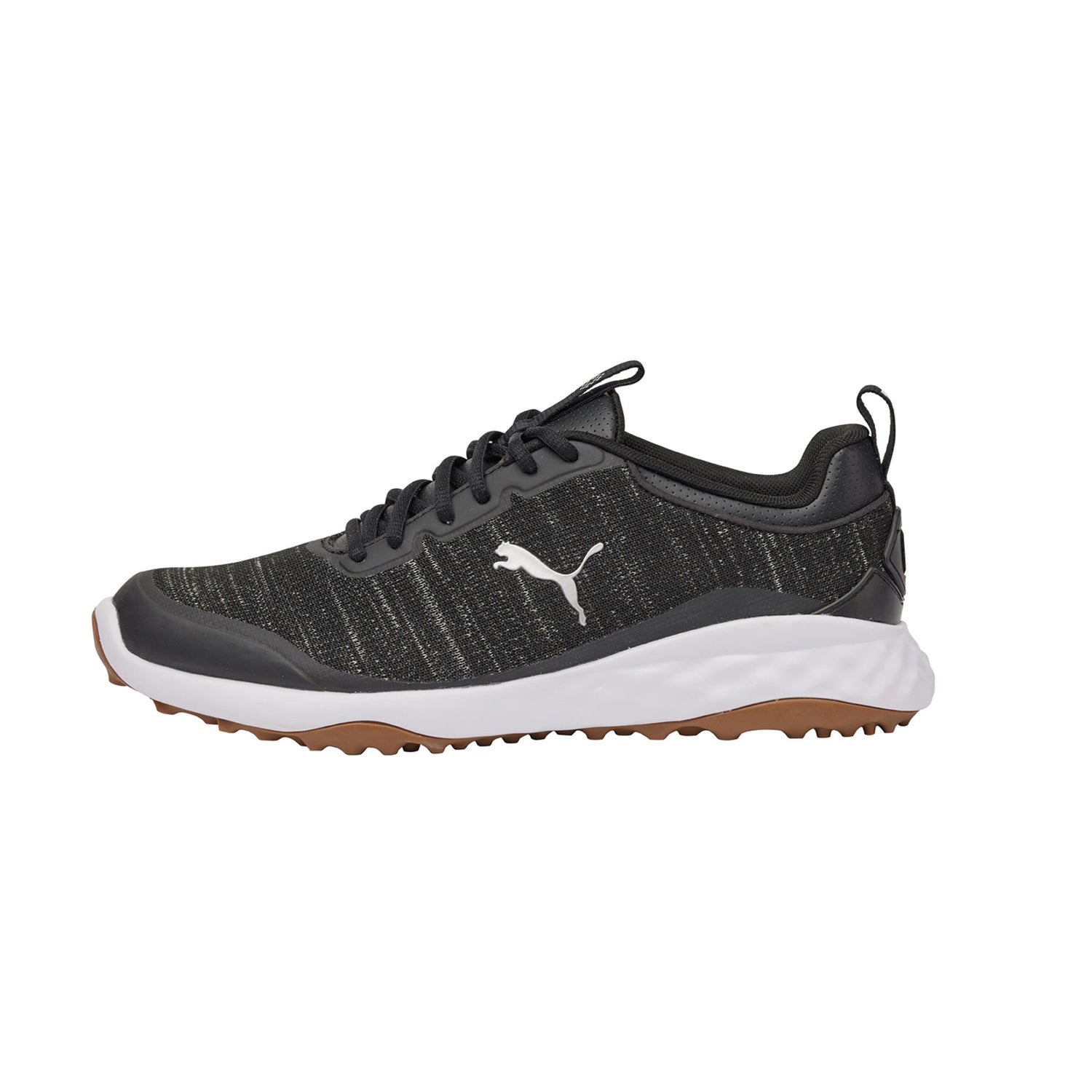 Puma Fusion Pro Golf Shoes-Puma Black Puma Silver