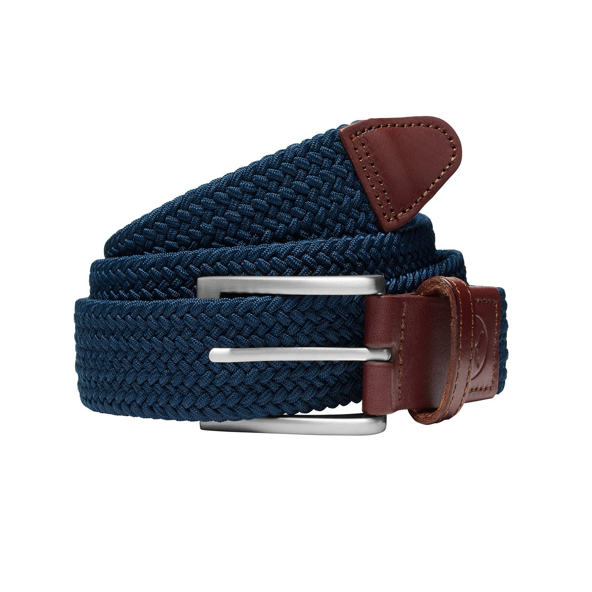 Puma Braided Weave Belt-Deep Navy