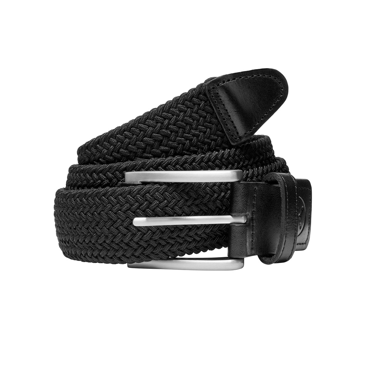 Puma Braided Weave Belt-Puma Black