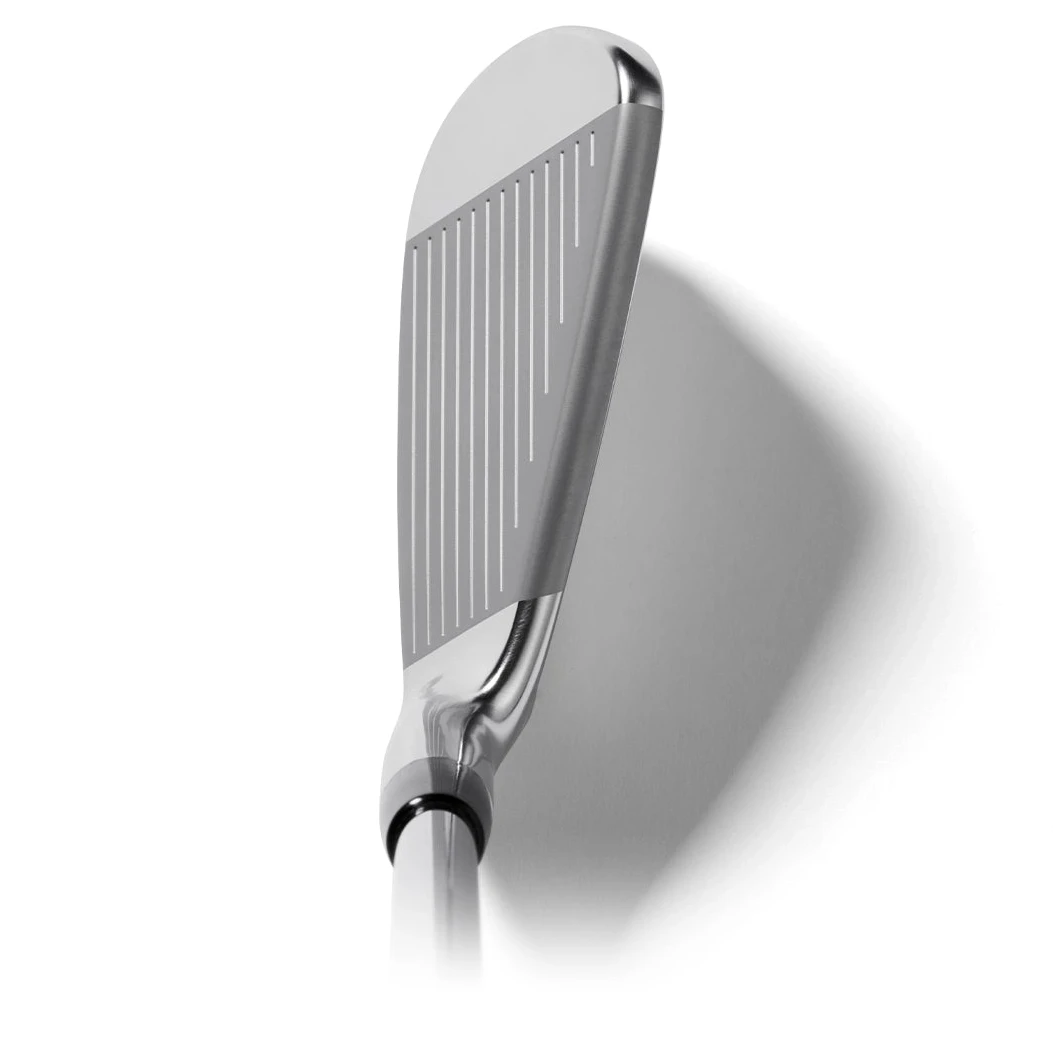 Golf club head on a white background