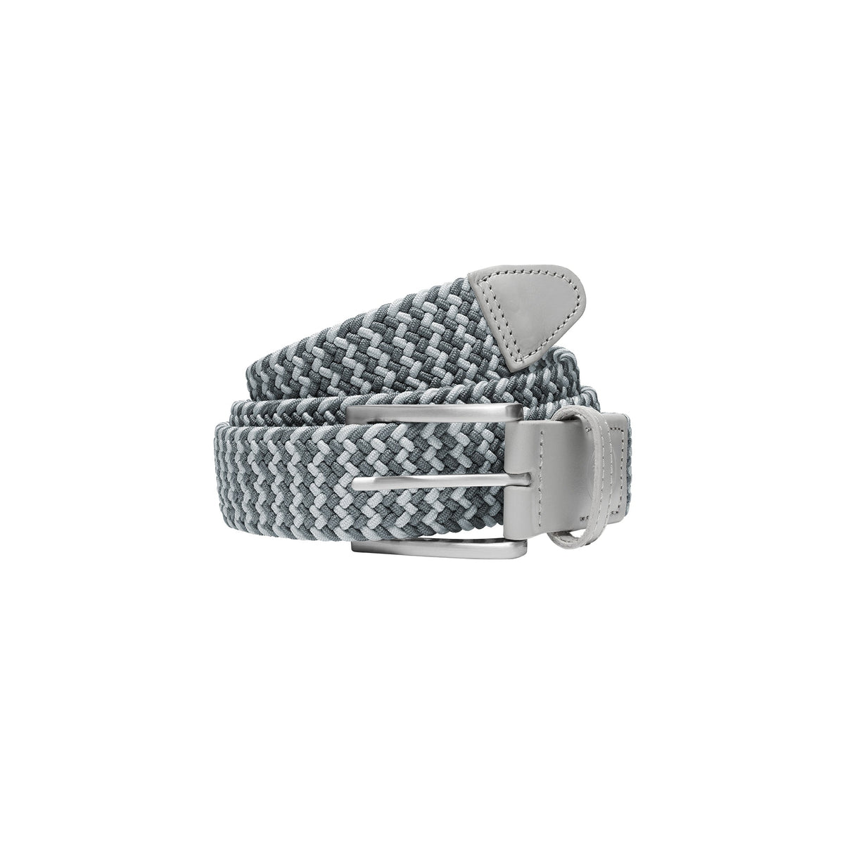 Puma Braided Weave Belt-Ash Gray / Slate Sky