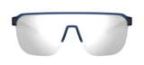 Tifosi Sanctum FC Sunglasses-Midnight Vapor - Smoke Tint with Silver Mirror