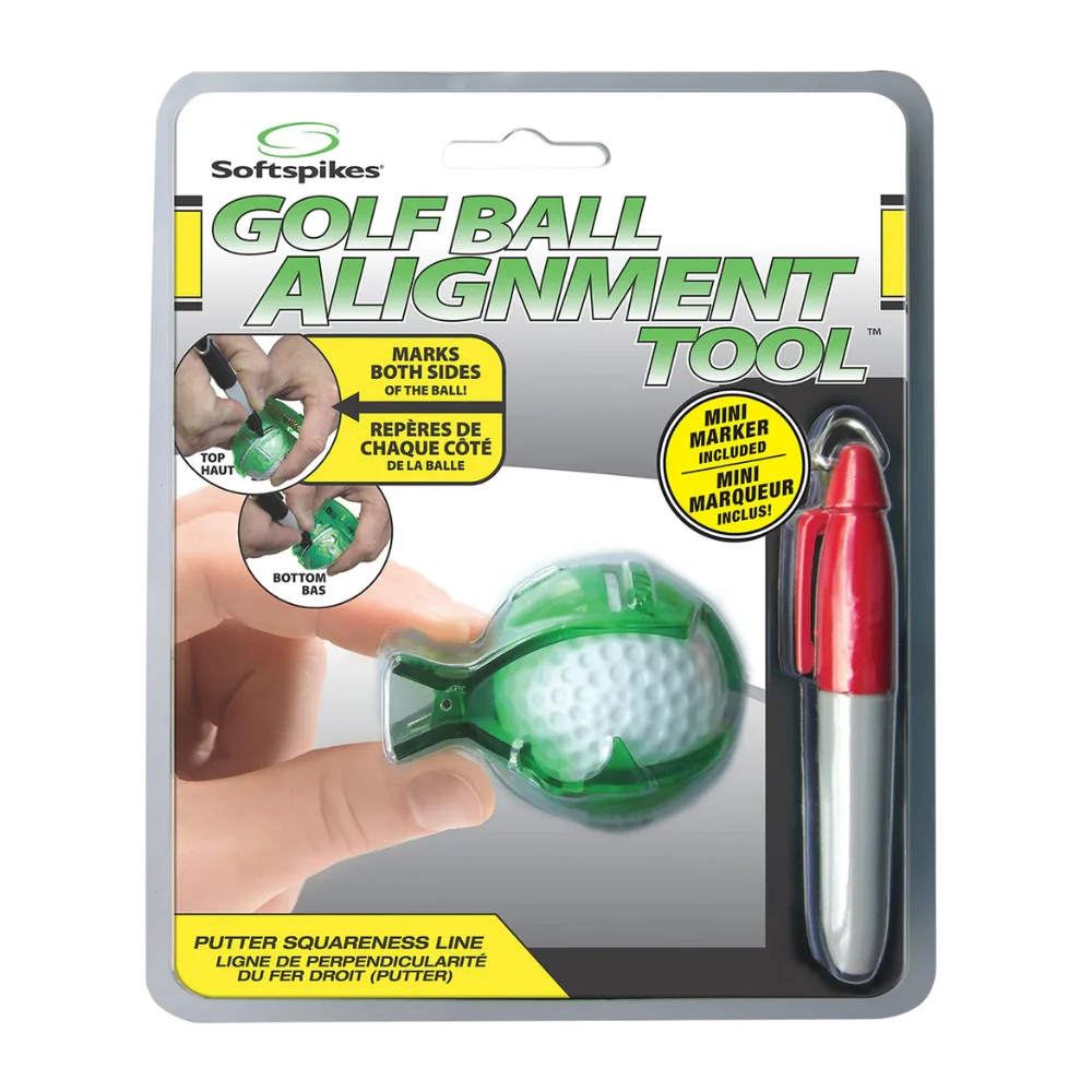 PrideSports Golf Ball Alignment Tool - Red