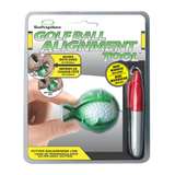 PrideSports Golf Ball Alignment Tool - Red