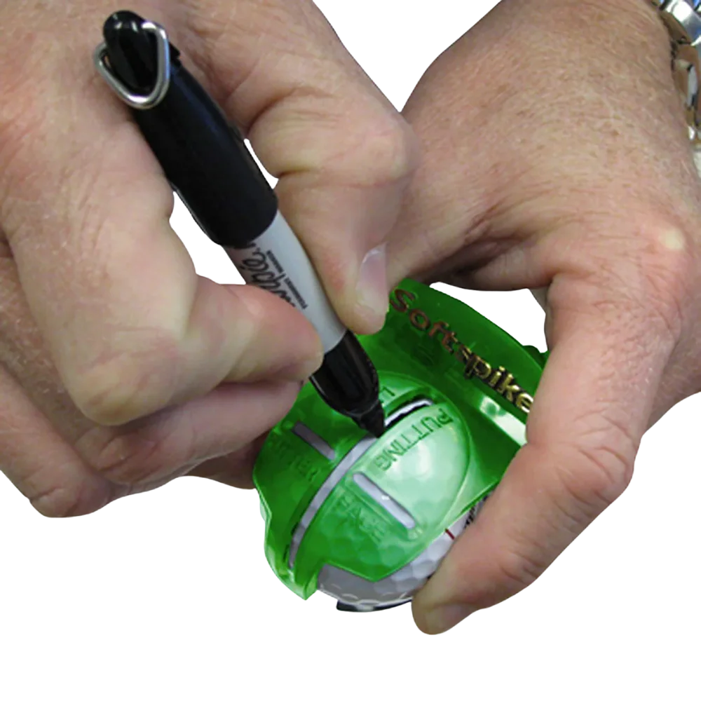 PrideSports Golf Ball Alignment Tool - Red