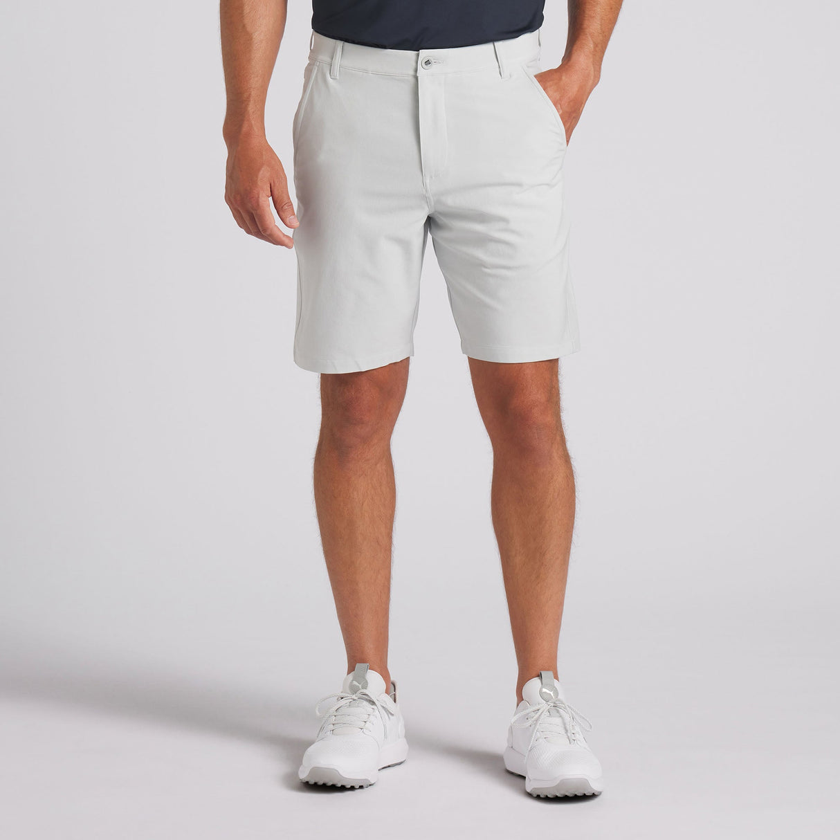 Puma 101 9" Golf Shorts-High Rise Grey