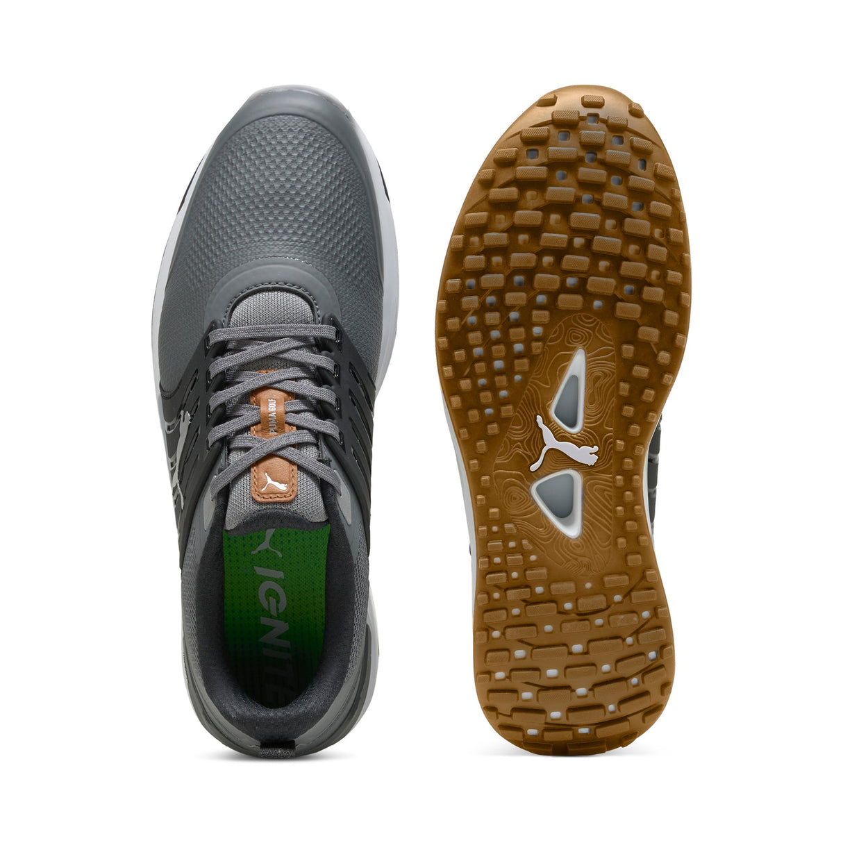 Puma Ignite Elevate 2 Golf Shoes-Slate Sky / Puma Black / Green Glare